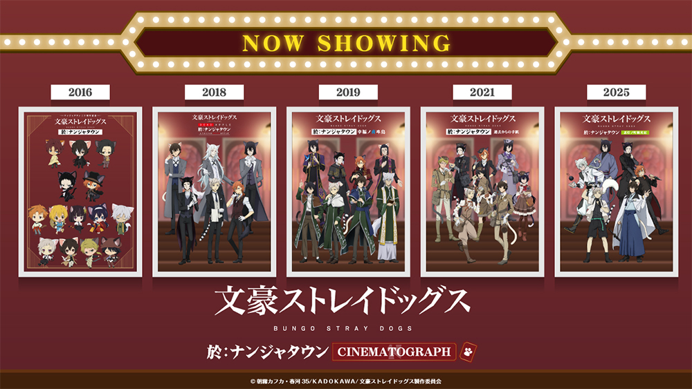 文豪ストレイドッグス』とナンジャタウンのリバイバルコラボイベント