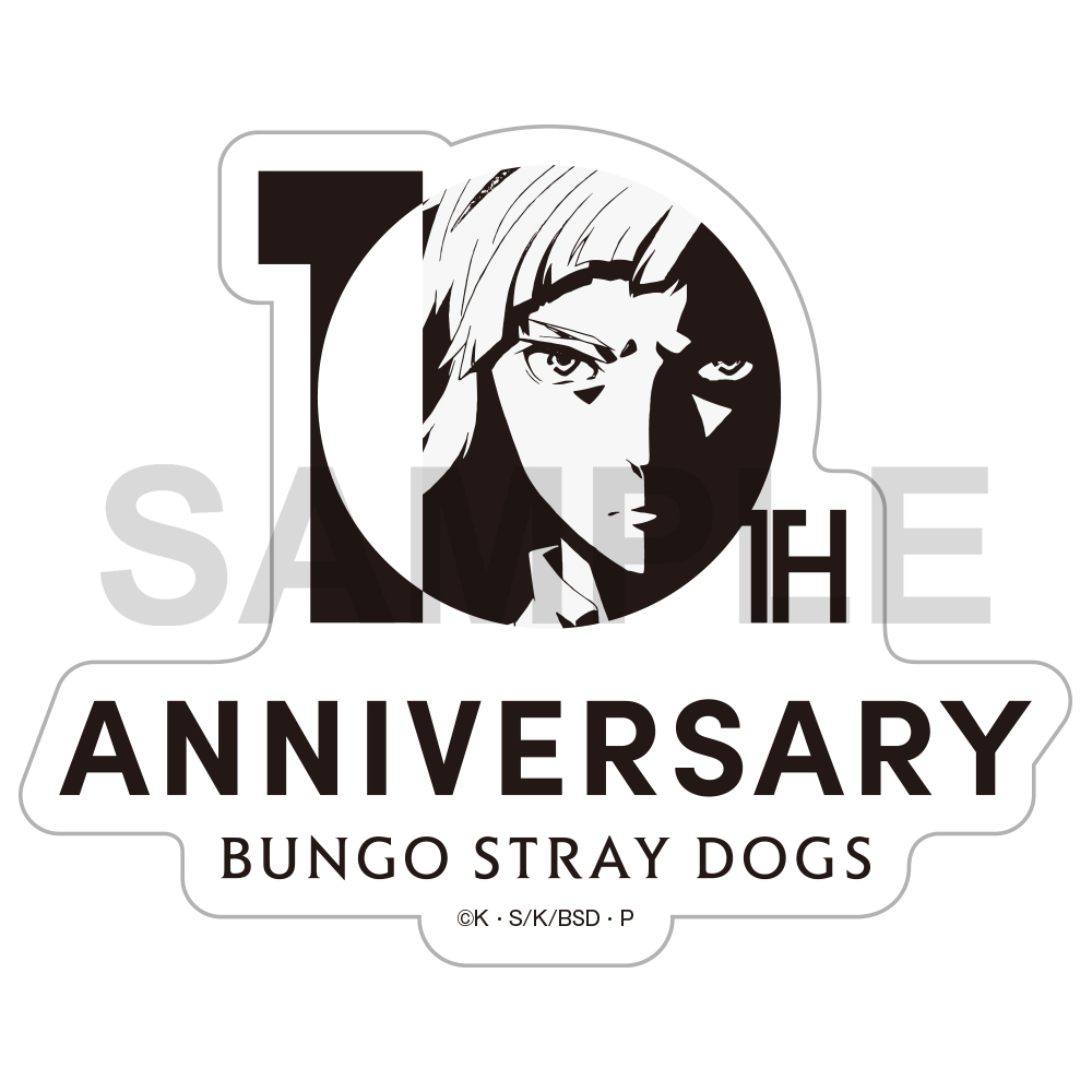 十周年ロゴステッカー